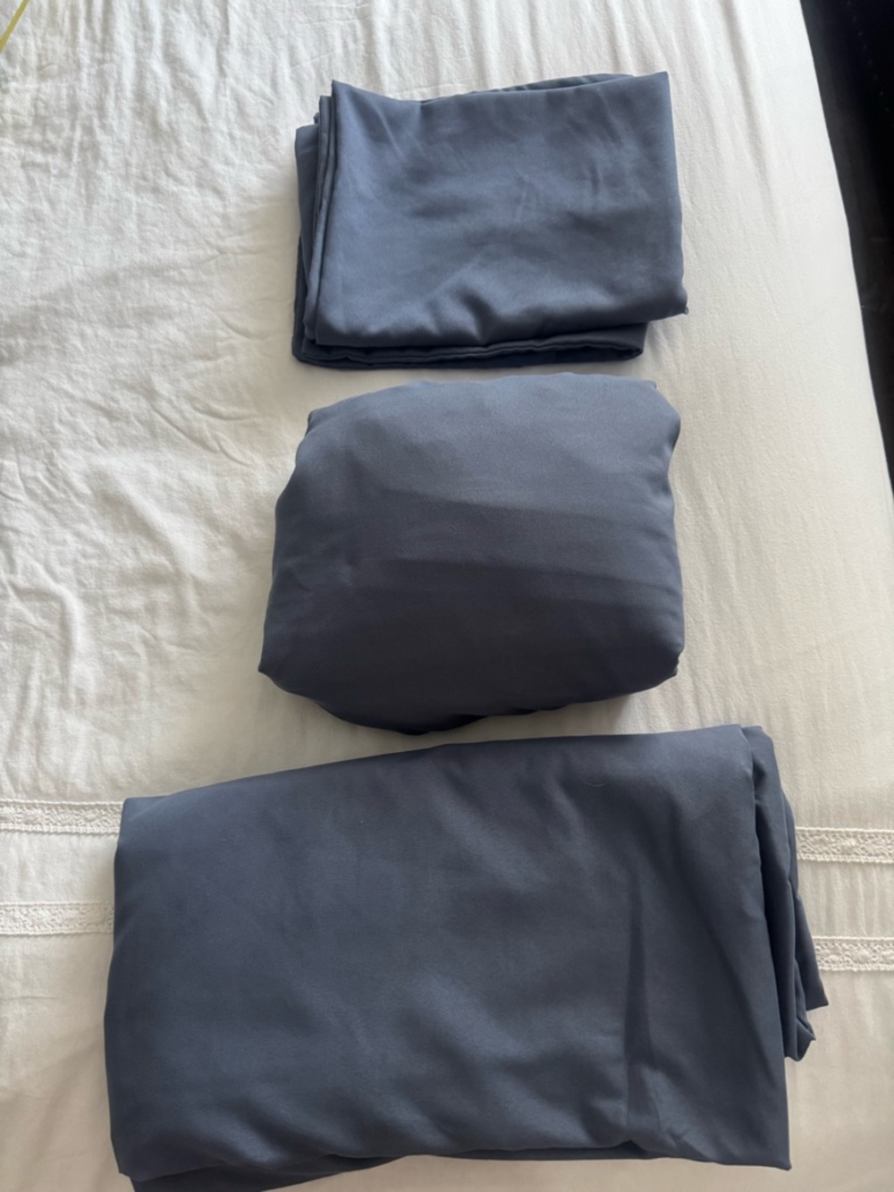 UGG Dark Gray/Navy Sheet Set - 4 Piece